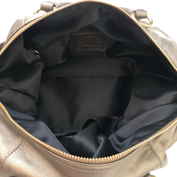 Coach Bronze/Gold Shoulder Hobo/Satchel Combo Bag - Picture 4 of 4